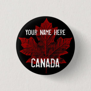 Kanada-Souvenir-Buttons Personalisierte Kanada-Tas Button