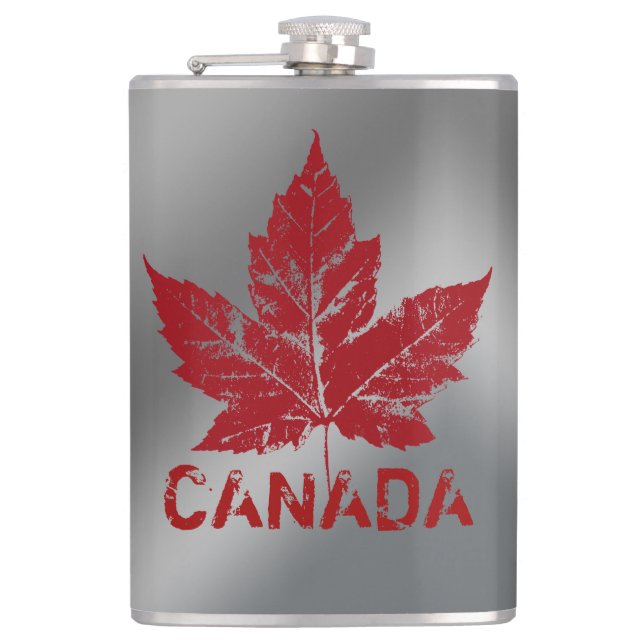 Kanada-Souvenir-Flasche Benutzerdefinierte Kanada- Flachmann (Vorderseite)