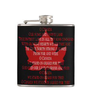 Kanada Souvenir Flask Canadian Anthem Drink Flask Flachmann