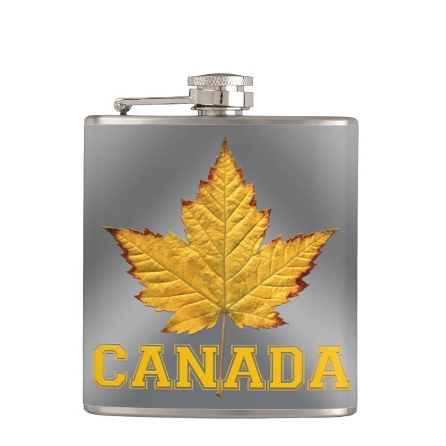 Kanada Souvenir Flask Varsity Canada Drink Flask Flachmann (Vorderseite)