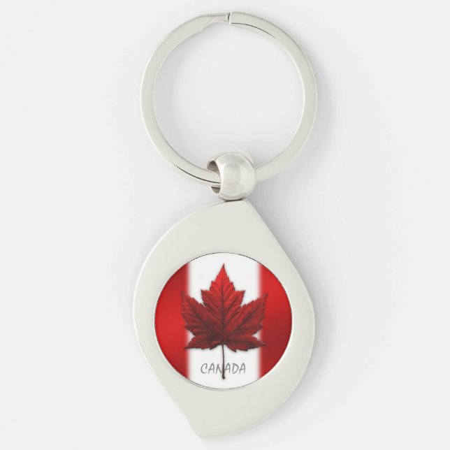 Kanada Souvenir Key Chain Canada Flag Geschenke Schlüsselanhänger (Vorderseite)
