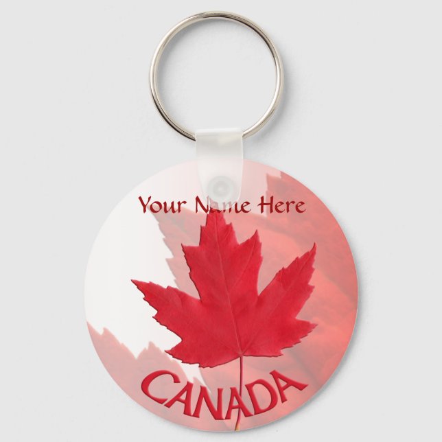 Kanada Souvenir Key Chains & Canada Flag Key Chain Schlüsselanhänger (Vorderseite)