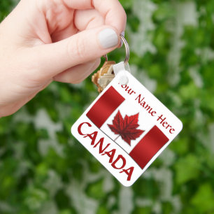 Kanada Souvenir Key Chains Canada Flaggen Schlüsse Schlüsselanhänger
