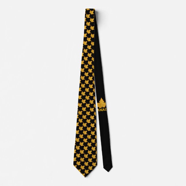 Kanada Souvenir Krawatte Canada Maple Leaf Necktie (Vorderseite)