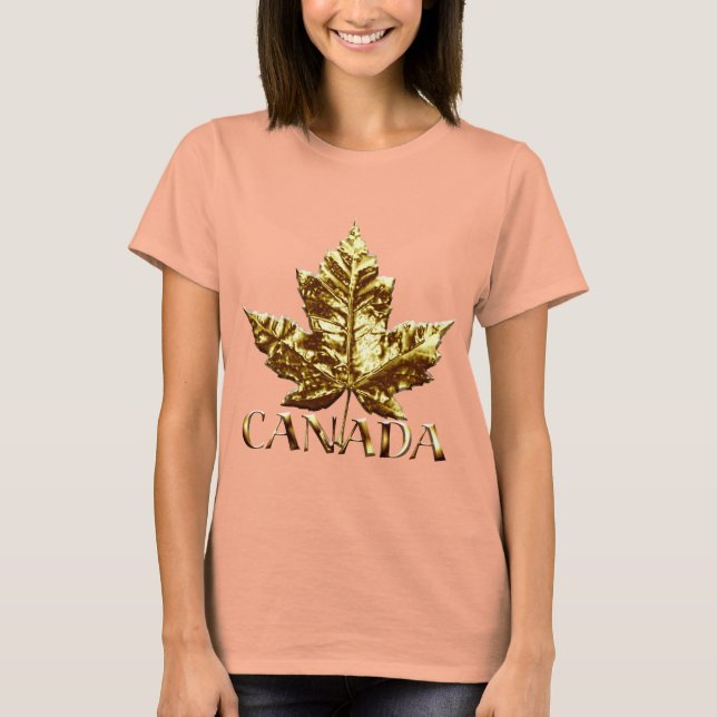 Kanada Souvenir Shirt Plus Goldmedaille (Vorderseite)