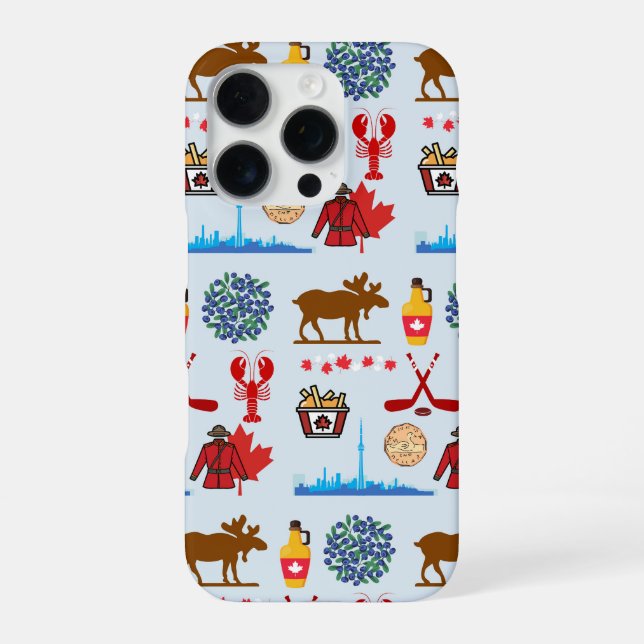 Kanada Spaß iPhone 16 Pro Hülle (Rückseite)