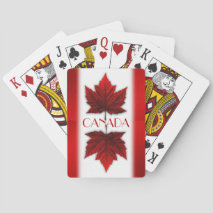 Kanada Spielkarten Kanada Flaggen Souvenirkarten