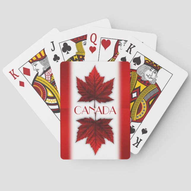 Kanada Spielkarten Kanada Flaggen Souvenirkarten (Rückseite)