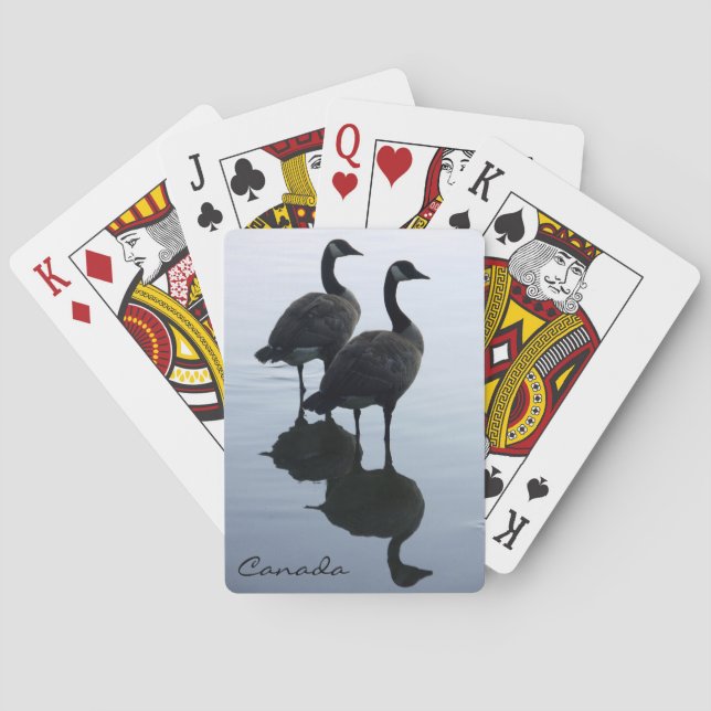 Kanada Spielkarten Kanada Kundenspezifische Souven (Rückseite)
