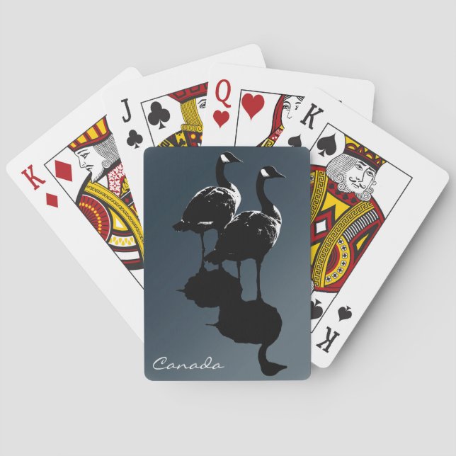 Kanada Spielkarten Kanada Kundenspezifische Souven (Rückseite)