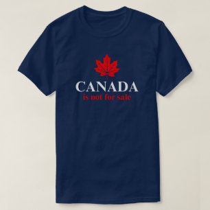 Kanada steht nicht zum Verkauf Rot Weiß  T-Shirt