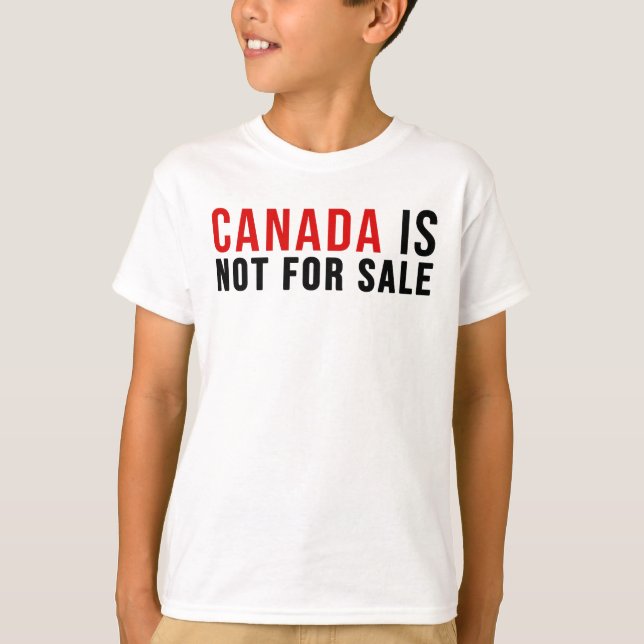 Kanada steht nicht zum Verkauf T-Shirt (Vorderseite)