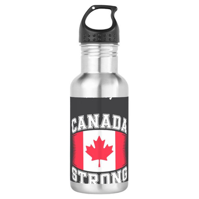 Kanada Strong Edelstahlflasche (Vorderseite)