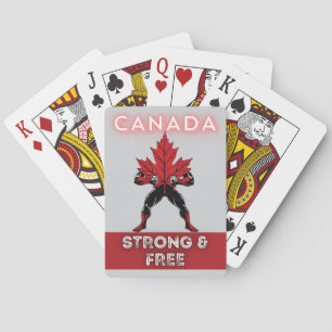 Kanada Strong & Free Spielkarten