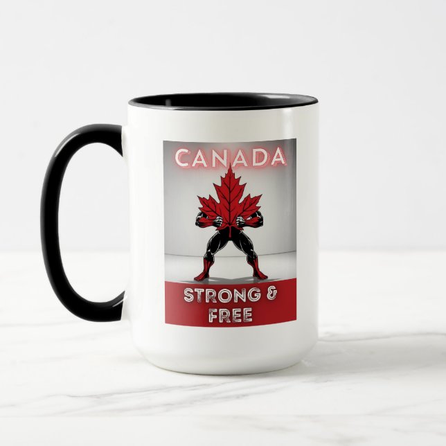 Kanada Strong & Free Tasse (Links)