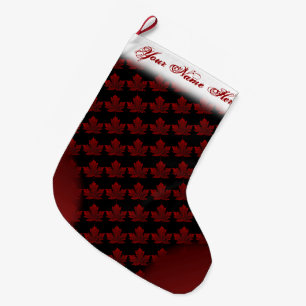 Kanada Strumpf Kanada Weihnachts-Strumpf Custom Großer Weihnachtsstrumpf