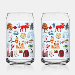 Kanada-Symbole Dosenglas