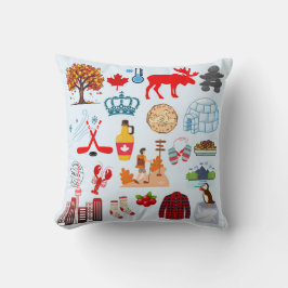 Kanada-Symbole Kissen