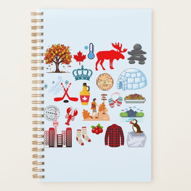 Kanada-Symbole Planer (Vorderseite)