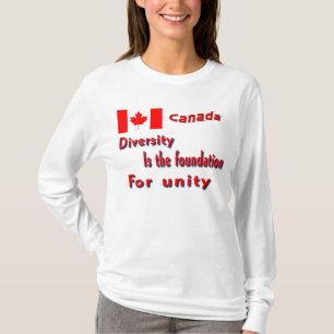 Kanada T - Shirt-Diversity ist die Grundlage für d T-Shirt