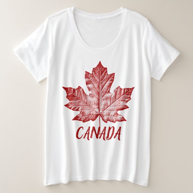 Kanada-T - Shirt für Frauen Cool Kanada T - Shirt (Design vorne)