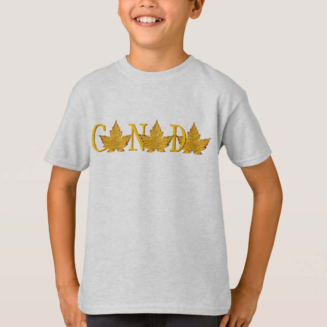 Kanada T - Shirt Souvenir Unisex Kid's Canada Shir (Vorderseite)