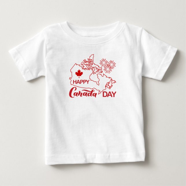 Kanada-Tag Baby T-shirt (Vorderseite)