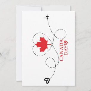 Kanada-Tag Einladung