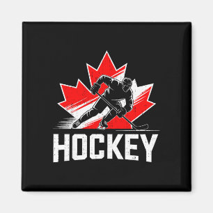 Kanada-Tag-Hockey-patriotisch-ahornblatt-kanadisch Magnet