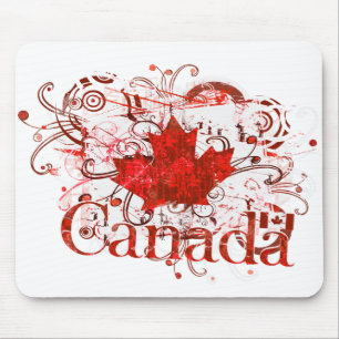 Kanada-TagesGrungy städtisches Mousepad
