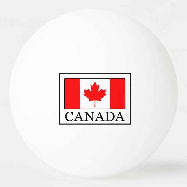 Kanada Tischtennisball (Vorderseite)