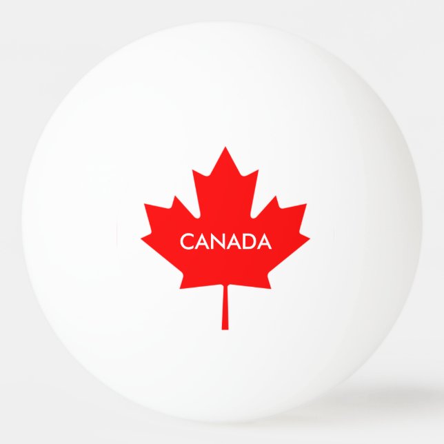 Kanada Tischtennisball (Vorderseite)