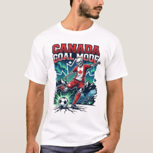Kanada-Tor-Modus-Skelett-Stürmer-Nationen-Dynamisc T-Shirt