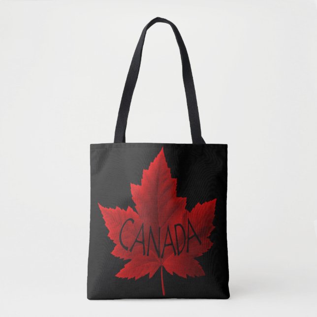 Kanada Tragetaschen Red Maple Leaf Souvenir Bags Tasche (Vorderseite)