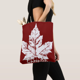 Kanada Tragetaschen Retro Canada Mapsse Leaf Bags Tasche