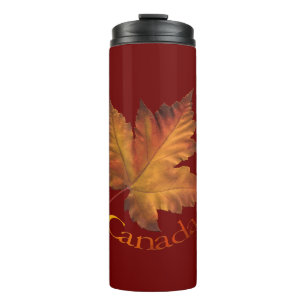 Kanada Tumbler-Tasse Herbstmapfelseil-Tasse Thermosbecher