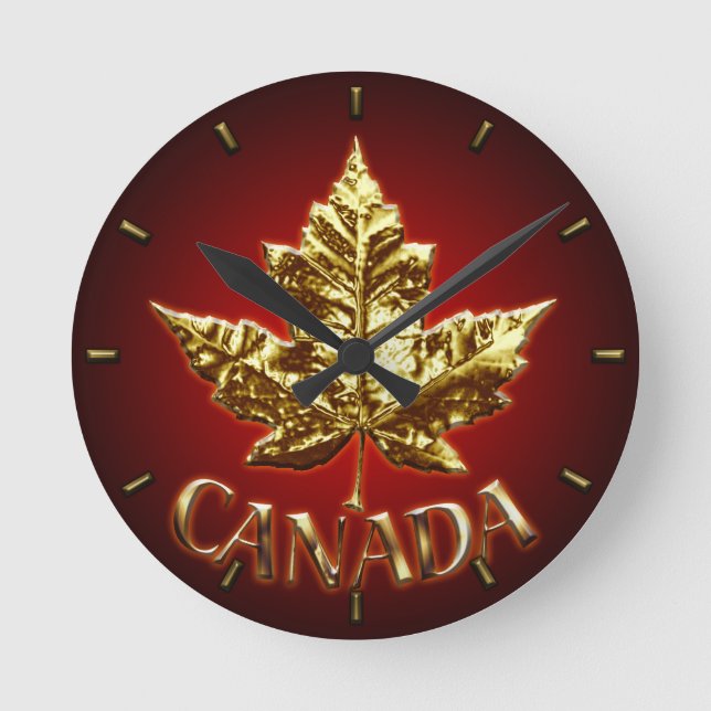 Kanada Uhr Gold-Medaille Kanada Souvenir-Uhr (Vorderseite)