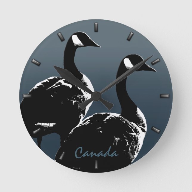 Kanada Uhren Canadian Goose Souvenir Wall Clock (Vorderseite)
