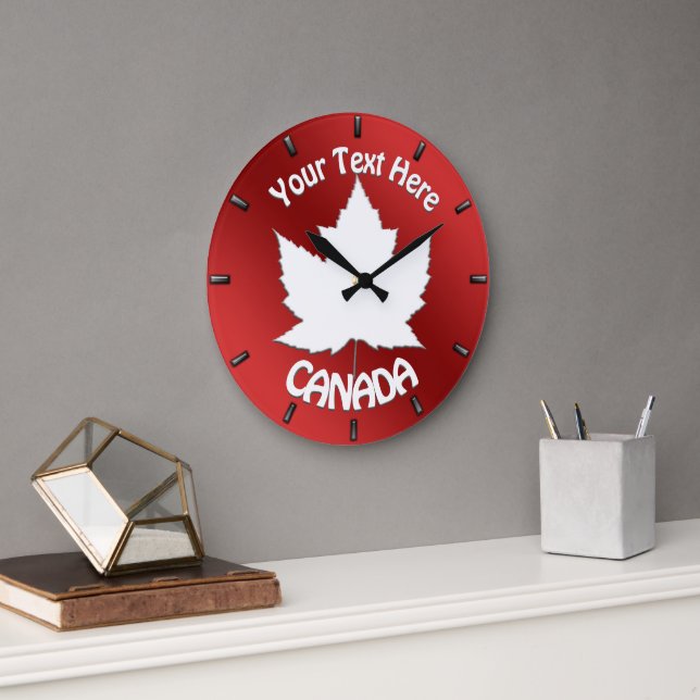 Kanada Uhren Kanada Souvenir-Uhr kundenspezifisch (Büro)