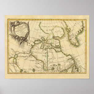 Kanada und Grönland Poster