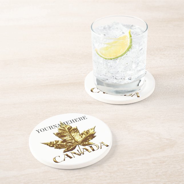 Kanada Untersetzer Gold Canada Team Untersetzer (Seite)