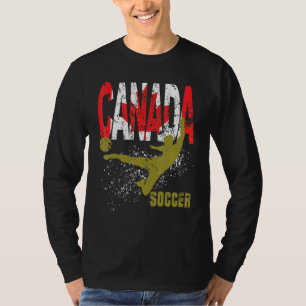Kanada unterstützt Fußball-Team und Fußball-Spiele T-Shirt