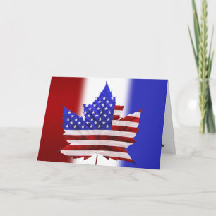 Kanada US-Flaggenkarten Kanadische US-Zoll-Karten Karte