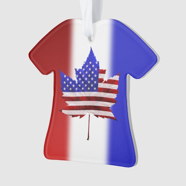 Kanada USA Ornament USA Kanada Souvenir Puck (Vorderseite)