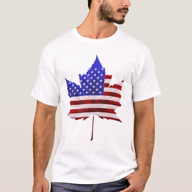 Kanada USA Shirt USA Kanada Anada Souvenir T - Shi (Vorderseite)