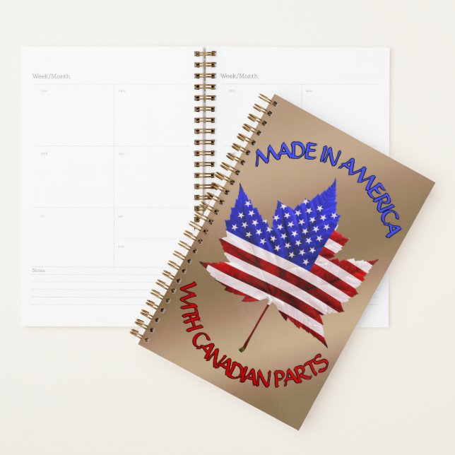 Kanada USA Souvenir Planner Notebook Personalisier Planer (Anzeige)