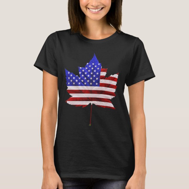 Kanada USA Souvenir T - Shirt - Women's (Vorderseite)