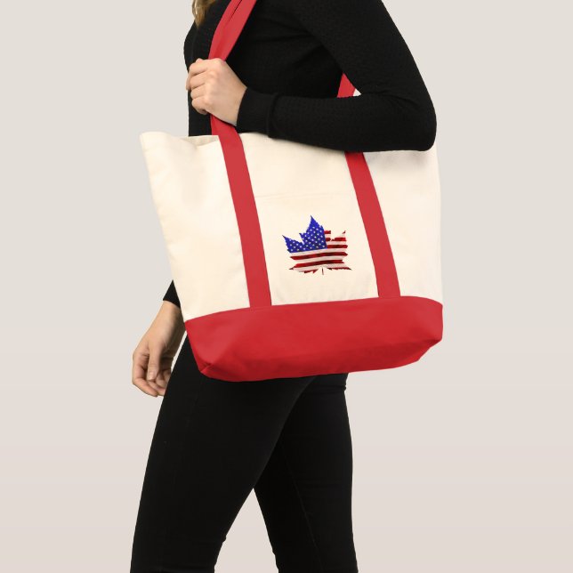 Kanada USA Tragetaschen Kanada/USA Souvenirs (Vorderseite (Produkt))