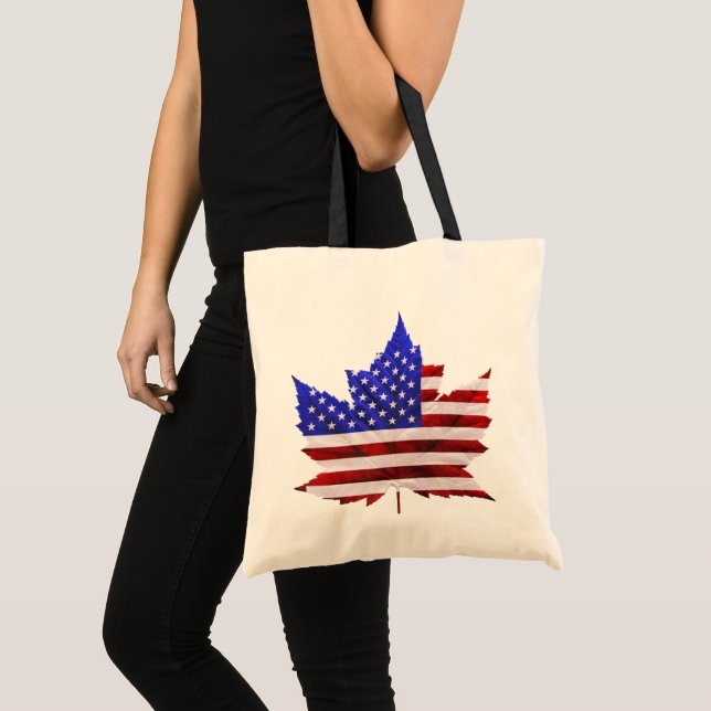Kanada USA Tragetaschen Kanada/USA Souvenirs (Vorderseite (Produkt))