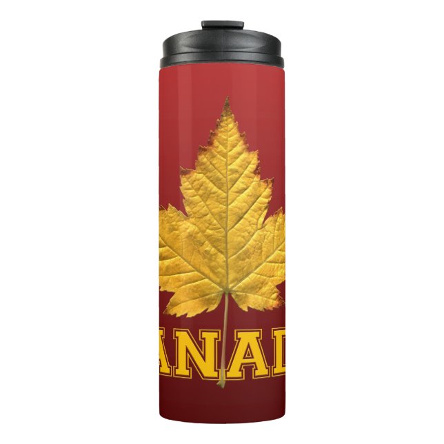 Kanada Varsity Tumbler Canada Souvenir Tumbler Thermosbecher (Vorderseite)